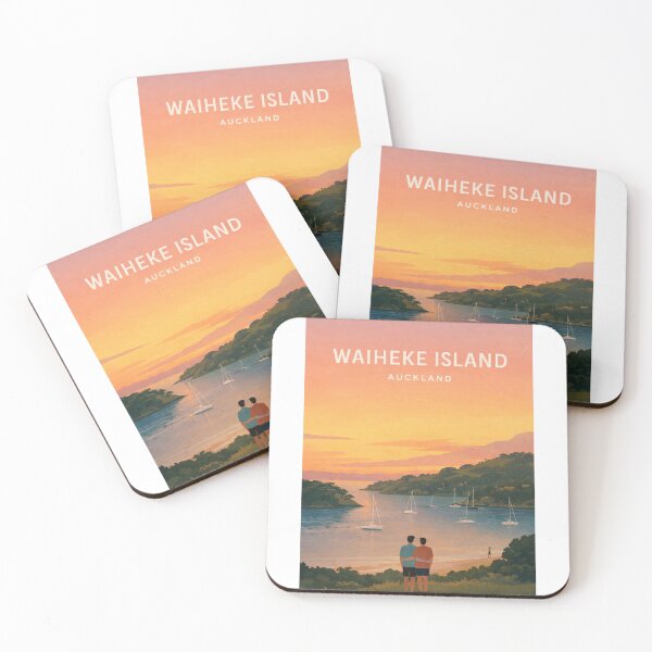 Item preview, Waiheke Island Vineyard Coastline and Hauraki Gulf Auckland designed and sold by Aryabek.