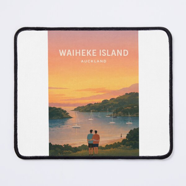 Item preview, Waiheke Island Vineyard Coastline and Hauraki Gulf Auckland designed and sold by Aryabek.