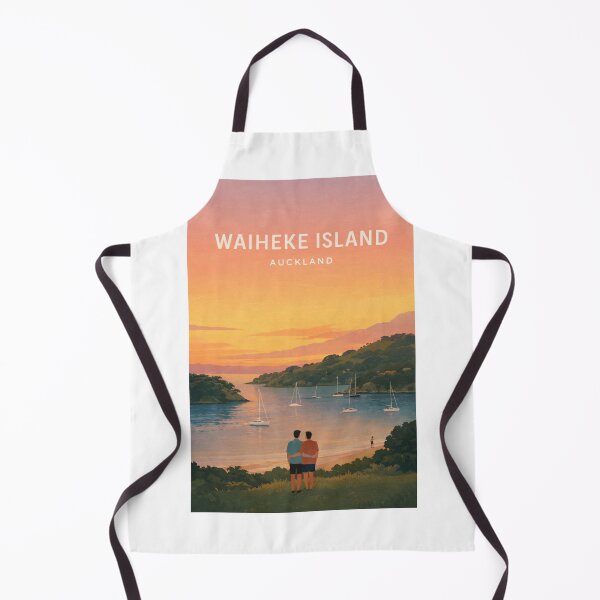 Item preview, Waiheke Island Vineyard Coastline and Hauraki Gulf Auckland designed and sold by Aryabek.