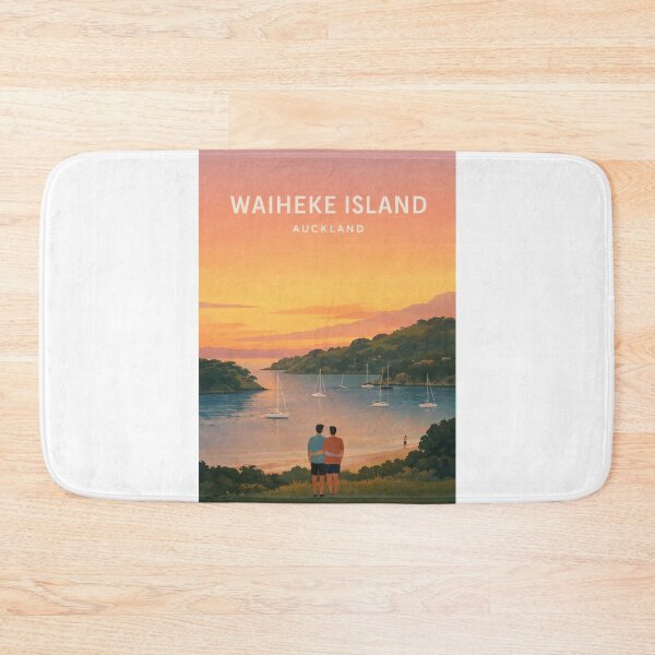 Item preview, Waiheke Island Vineyard Coastline and Hauraki Gulf Auckland designed and sold by Aryabek.