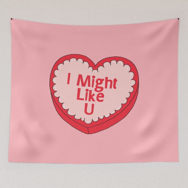 Item preview, I Might Like You, Heart-Shaped Candy Box designed and sold by yellowflowerhut.