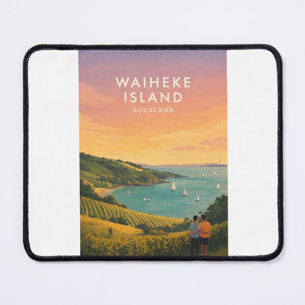Item preview, Waiheke Island Oneroa Bay and Hauraki Gulf Panorama Auckland designed and sold by Aryabek.