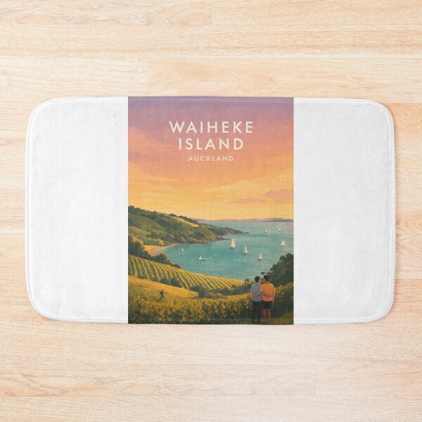 Item preview, Waiheke Island Oneroa Bay and Hauraki Gulf Panorama Auckland designed and sold by Aryabek.