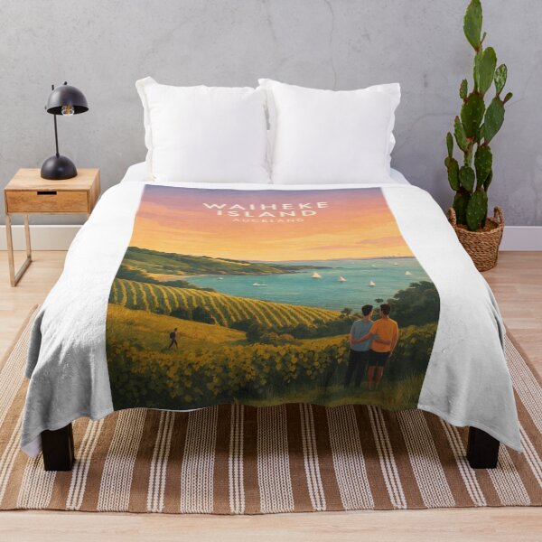 Item preview, Waiheke Island Oneroa Bay and Hauraki Gulf Panorama Auckland designed and sold by Aryabek.