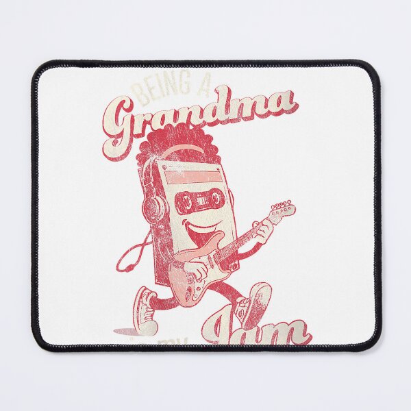 Item preview, Womens Funny Retro Grandmother Being a Grandma is My Jam V-Neck T-Shirt designed and sold by SavsMerch.