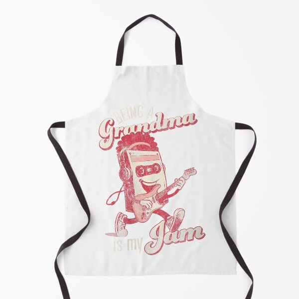 Item preview, Womens Funny Retro Grandmother Being a Grandma is My Jam V-Neck T-Shirt designed and sold by SavsMerch.