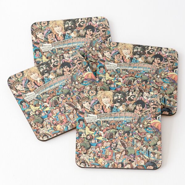 Item preview, Retro Music Crowd Cartoon Concert Festival Illustration designed and sold by SouthPrint.
