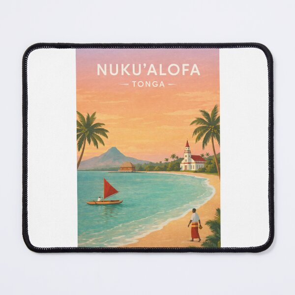 Item preview, Nuku'alofa Lagoon with Tongatapu and Fanga'uta Coastline designed and sold by Aryabek.