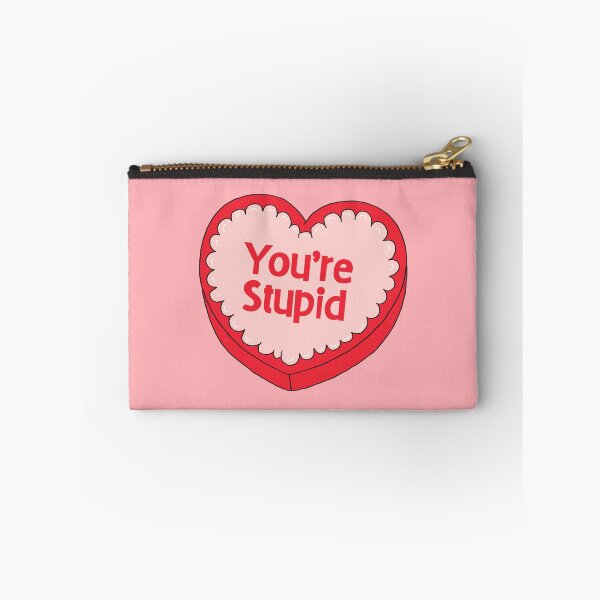 Item preview, You’re Stupid, Heart-Shaped Candy Box designed and sold by yellowflowerhut.