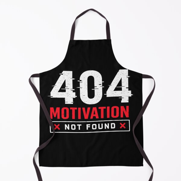 Item preview, 404 Motivation Not Found Typography designed and sold by Kicor.