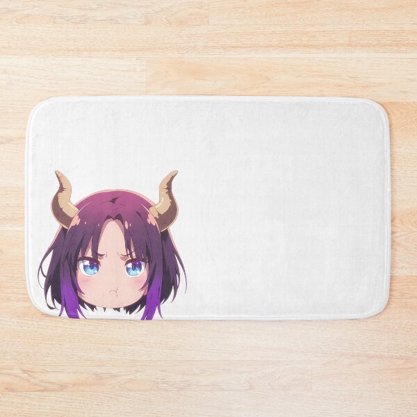 Item preview, Elma Miss Kobayashi Dragon Maid Chibi Angry Purple Hair Dragon Horns designed and sold by 108Recordings.