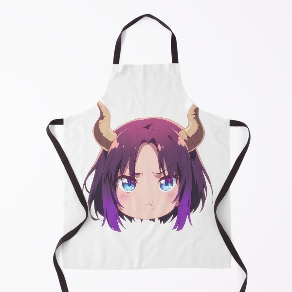 Item preview, Elma Miss Kobayashi Dragon Maid Chibi Angry Purple Hair Dragon Horns designed and sold by 108Recordings.