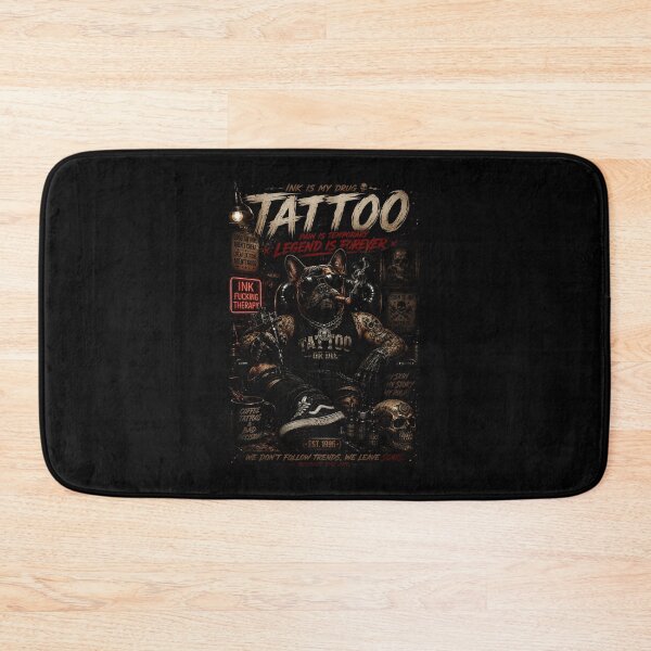 Item preview, Vintage Bulldog Tattoo with Retro Alternative Style designed and sold by Modaozushi216.