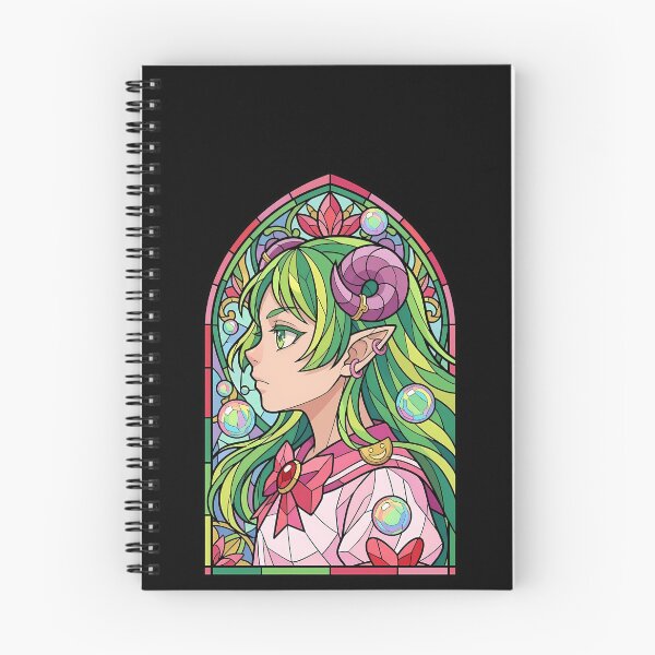 Item preview, Clara Valac Iruma kun Bubble Garden Stained Glass Portrait designed and sold by mildaclairmo.