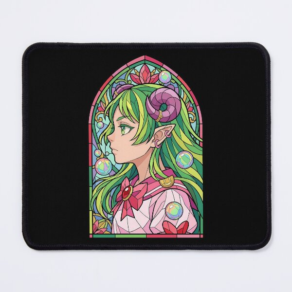 Item preview, Clara Valac Iruma kun Bubble Garden Stained Glass Portrait designed and sold by mildaclairmo.