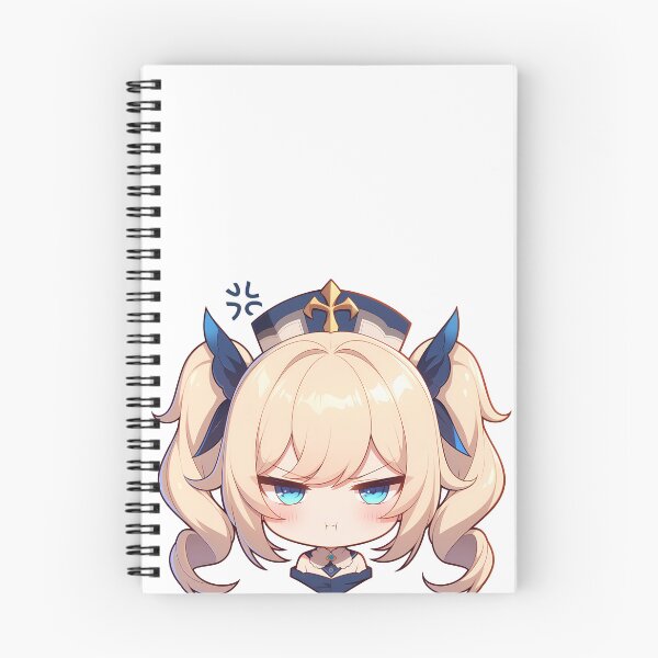 Item preview, Barbara Genshin Impact Chibi Kawaii Angry Waifu designed and sold by 108Recordings.