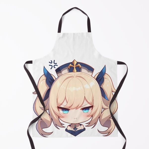 Item preview, Barbara Genshin Impact Chibi Kawaii Angry Waifu designed and sold by 108Recordings.