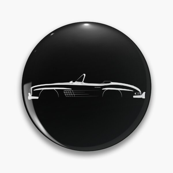 Item preview, 300 SL Roadster (White) designed and sold by Car Silhouettes.
