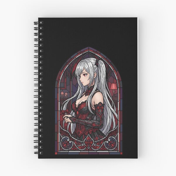 Item preview, Alexia Midgar The Eminence in Shadow Gothic Stained Glass designed and sold by mildaclairmo.