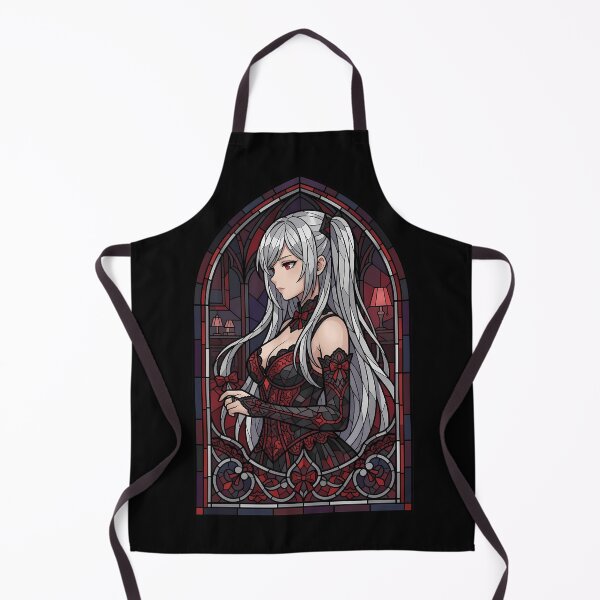 Item preview, Alexia Midgar The Eminence in Shadow Gothic Stained Glass designed and sold by mildaclairmo.