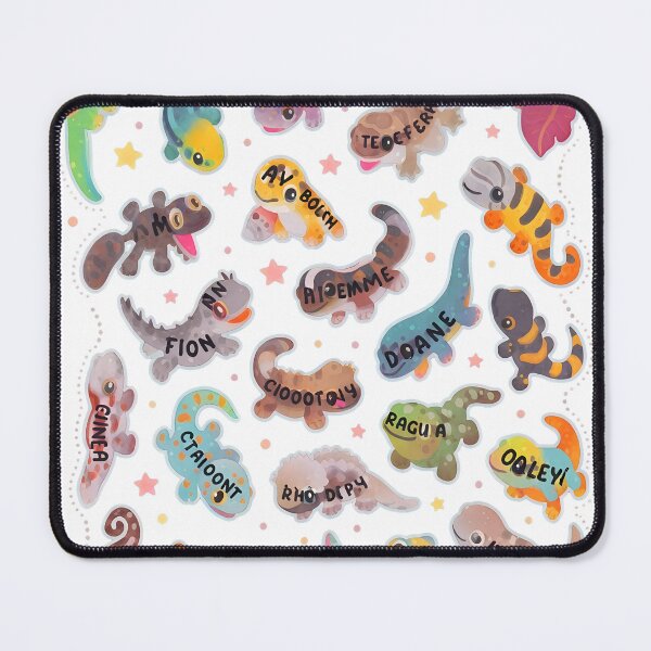 Item preview, Cute Gecko Collection Pattern Colorful Lizards designed and sold by Noheqa.