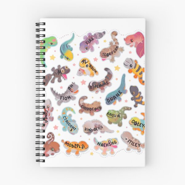 Item preview, Cute Gecko Collection Pattern Colorful Lizards designed and sold by Noheqa.
