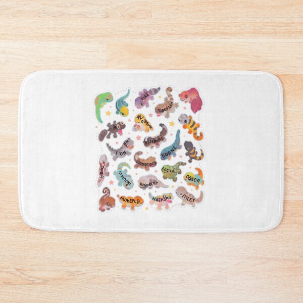 Item preview, Cute Gecko Collection Pattern Colorful Lizards designed and sold by Noheqa.