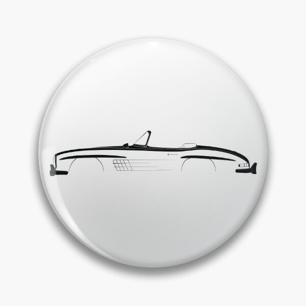 Item preview, 300 SL Roadster (Black) designed and sold by Car Silhouettes.