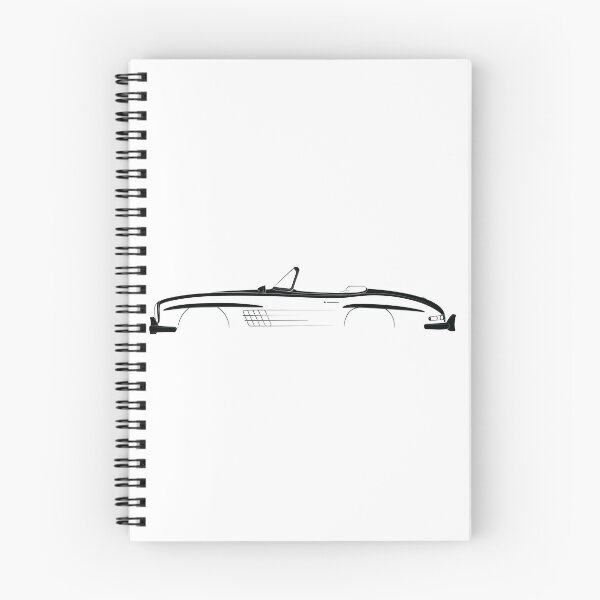 Item preview, 300 SL Roadster (Black) designed and sold by Car Silhouettes.