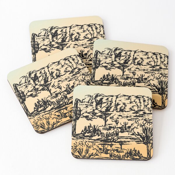 Item preview, Western Desert sky, graphic design designed and sold by HoppingCreation.