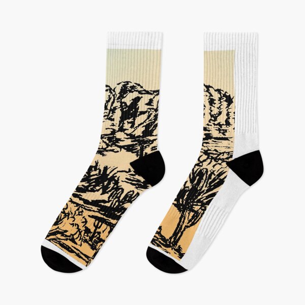 Item preview, Western Desert sky, graphic design designed and sold by HoppingCreation.