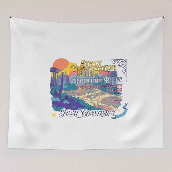 Item preview, Neon Mountain River Aesthetic Landscape Tee designed and sold by Noheqa.