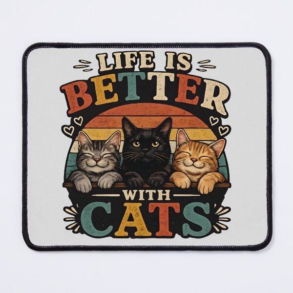 Item preview, Life Is Better With Cats designed and sold by Kicor.