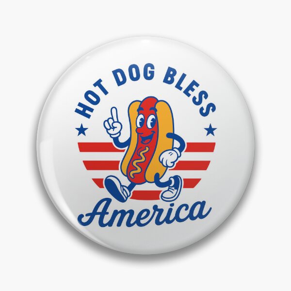 Item preview, Hot Dog Bless America designed and sold by gunaone-design.