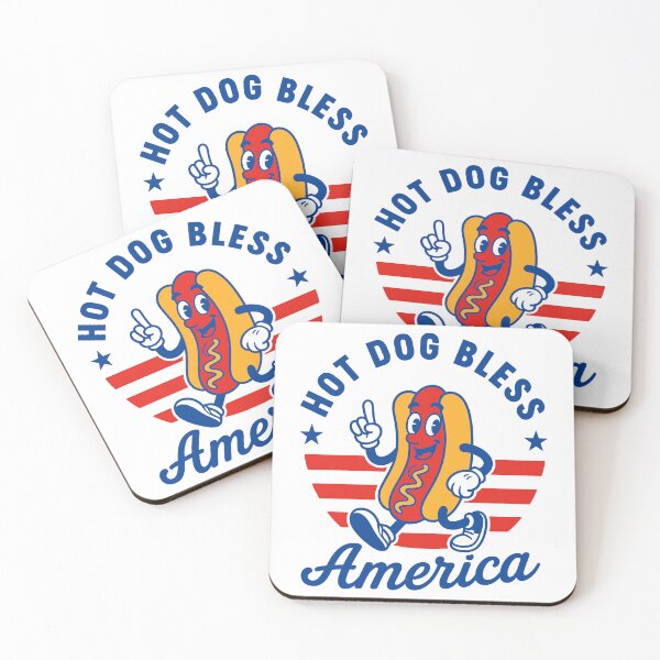 Item preview, Hot Dog Bless America designed and sold by gunaone-design.