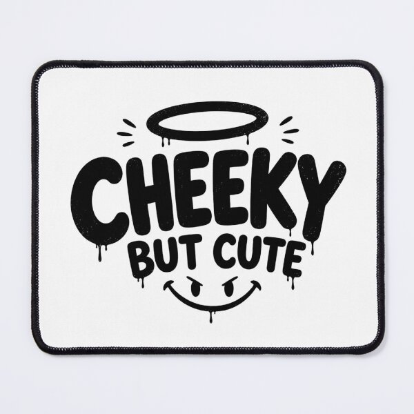 Item preview, Cheeky But Cute Funny Halo Graphic Tee designed and sold by POD DYNASTY.