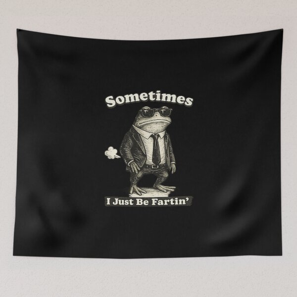 Item preview, Sometimes I Just Be Fartin' Frog designed and sold by cass-vale-lab.