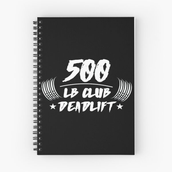 Item preview, 500 LB Club Deadlift Weightlifting Gym Motivation Design designed and sold by bvarkox.