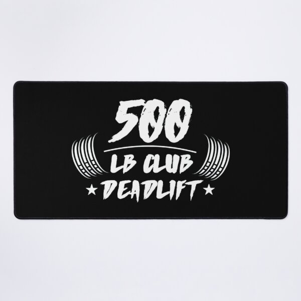 Item preview, 500 LB Club Deadlift Weightlifting Gym Motivation Design designed and sold by bvarkox.