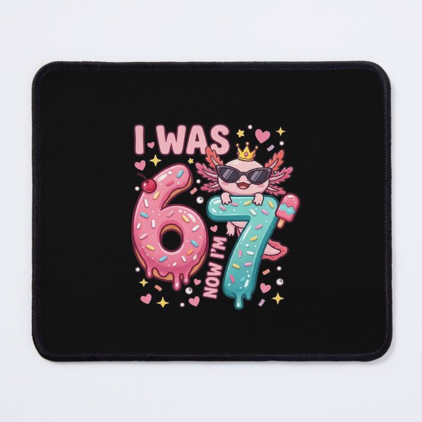Item preview, Axolotl Girl 7th Bday 6 7 Birthday I was 6 Now I'm 7 designed and sold by cass-vale-lab.