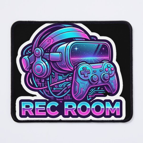 Item preview, Rec Room VR Gaming Retro Neon Vaporwave Gamer Sticker . designed and sold by AGawas.
