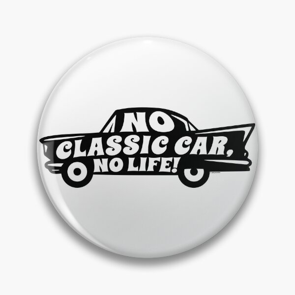 Item preview, No Classic Car No Life - Retro 50s Silhouette designed and sold by Automotive Art by Greg.