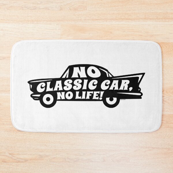 Item preview, No Classic Car No Life - Retro 50s Silhouette designed and sold by Automotive Art by Greg.