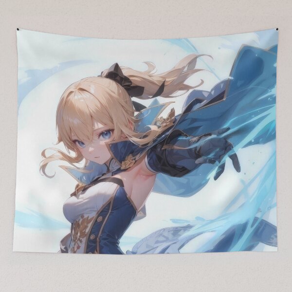 Item preview, Jean Genshin Impact Anemo Wind Swirl Pose designed and sold by SuperTeamCanada.