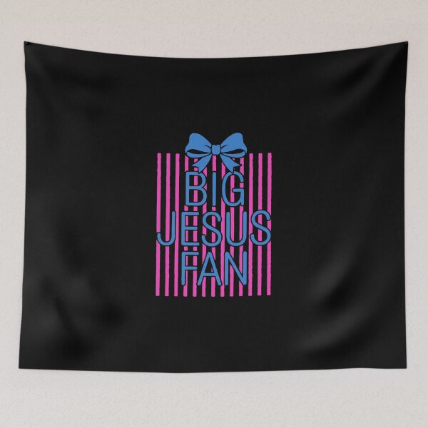 Item preview, Big Jesus Fan Faith Preppy Christian God Women Men designed and sold by cass-vale-lab.