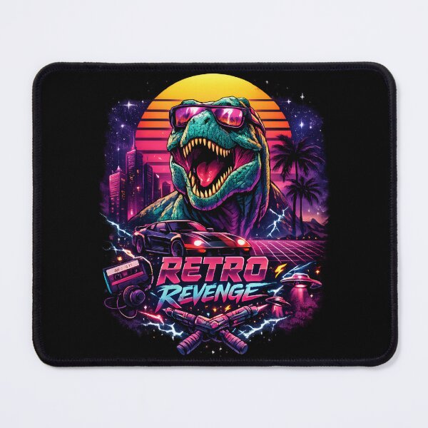 Item preview, Retro Revenge Neon T-Rex Vaporwave designed and sold by Kicor.