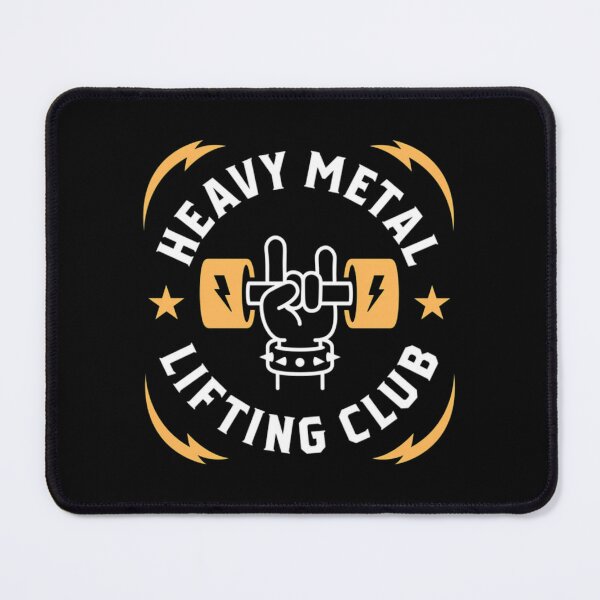 Item preview, Heavy Metal Lifting Club Gym Rock Workout Hand Sign Design designed and sold by bvarkox.