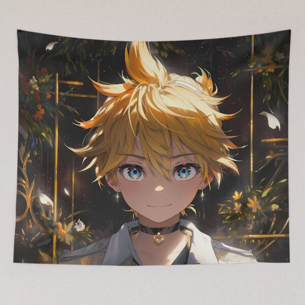 Item preview, Kagamine Len Vocaloid Golden Garden Portrait designed and sold by SuperTeamCanada.