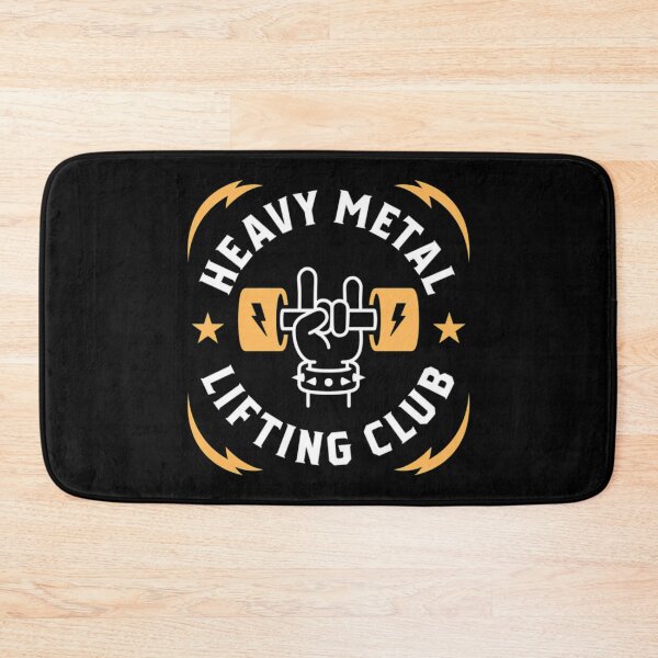 Item preview, Heavy Metal Lifting Club Gym Rock Workout Hand Sign Design designed and sold by bvarkox.