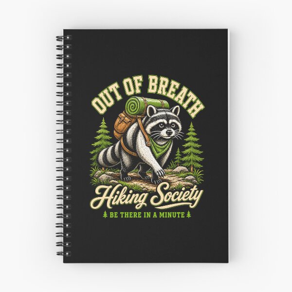 Item preview, Out of Breath Hiking Society Be There in a Minute designed and sold by Randomera.
